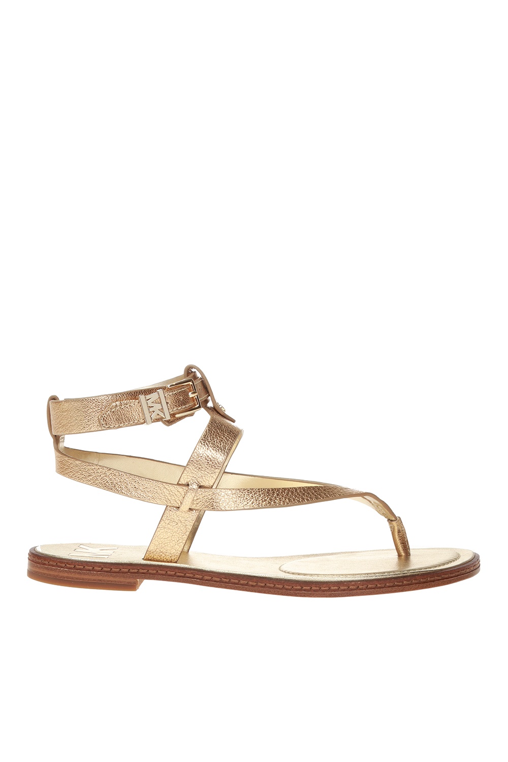 Gold Pearson sandals with logo Michael Michael Kors Vitkac France